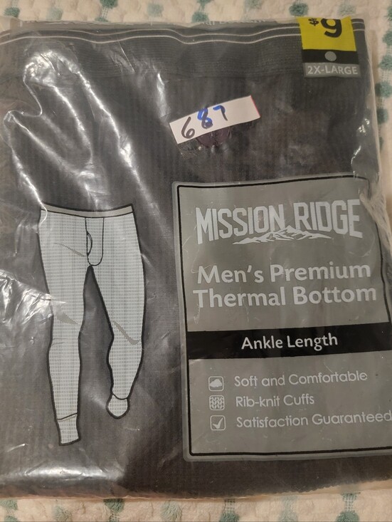 Other - Men’s Premium Thermal Bottoms — Gray